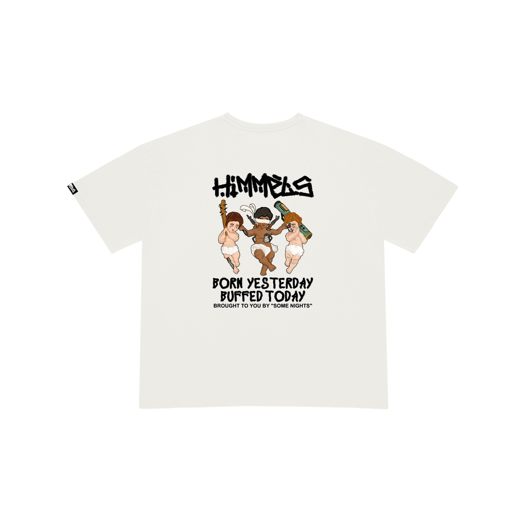 BORN YESTERDAY WHITE TEE