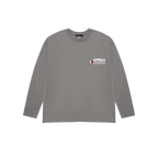 BOTANICAL LONG SLEEVE T-SHIRT CHARCOAL