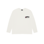 WHITE BOTANICAL LONG SLEEVE T-SHIRT