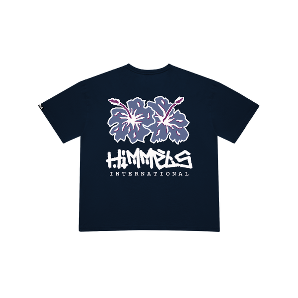 CAMISETA BOTANICAL AZUL MARINO