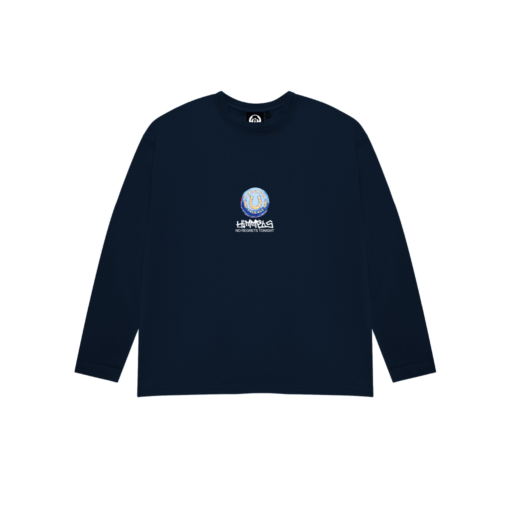 BREWSKYS NAVY BLUE LONGSLEEVE