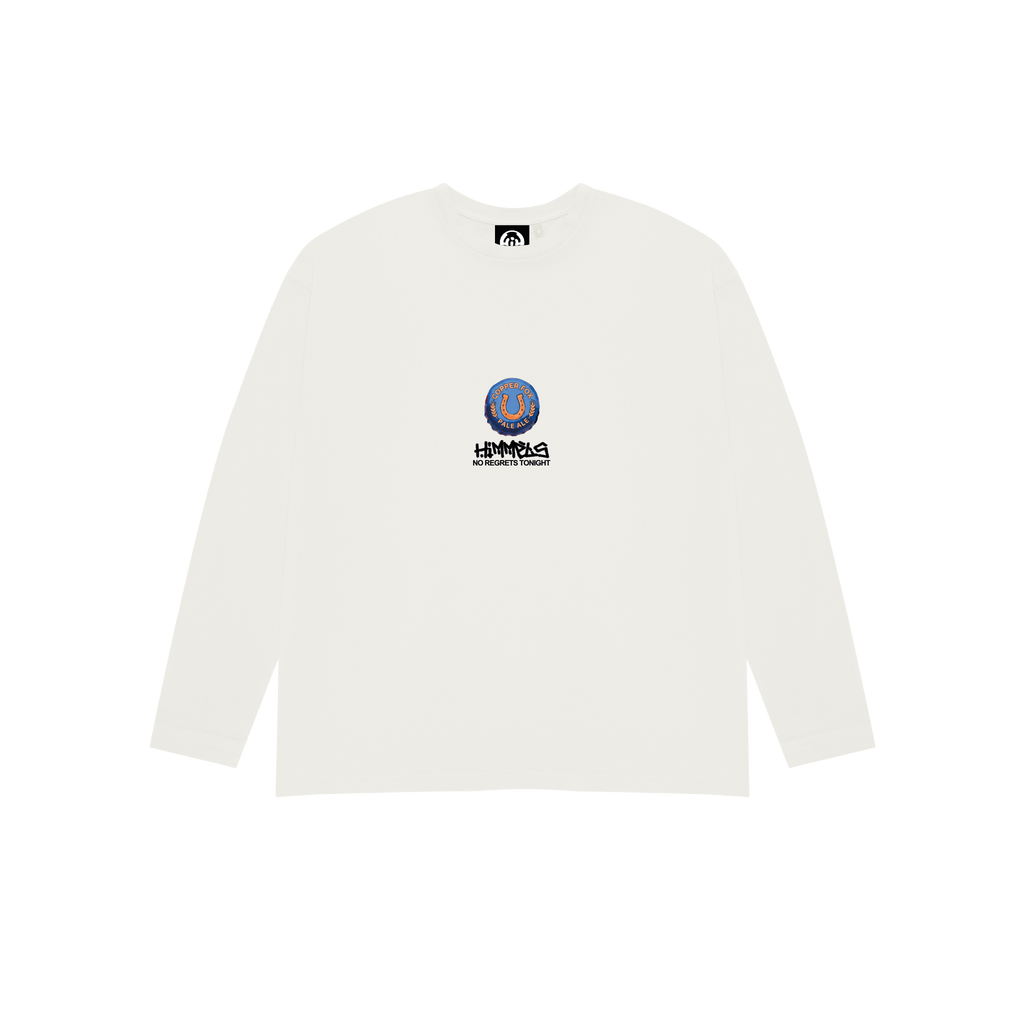 BREWSKYS WHITE  LONGSLEEVE
