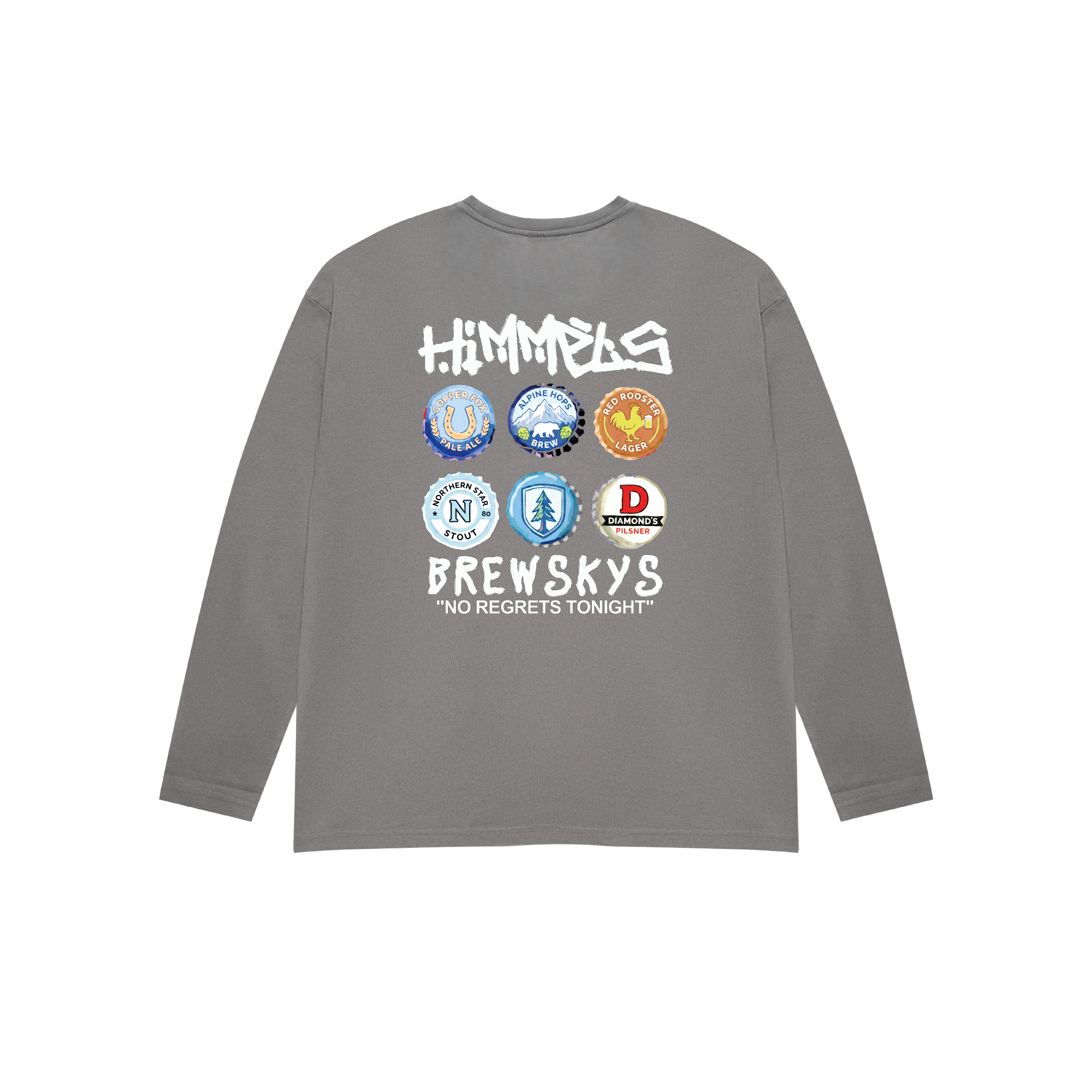 BREWSKYS CHARCOAL LONGSLEEVE