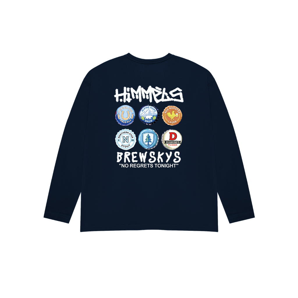 BREWSKYS NAVY BLUE LONGSLEEVE