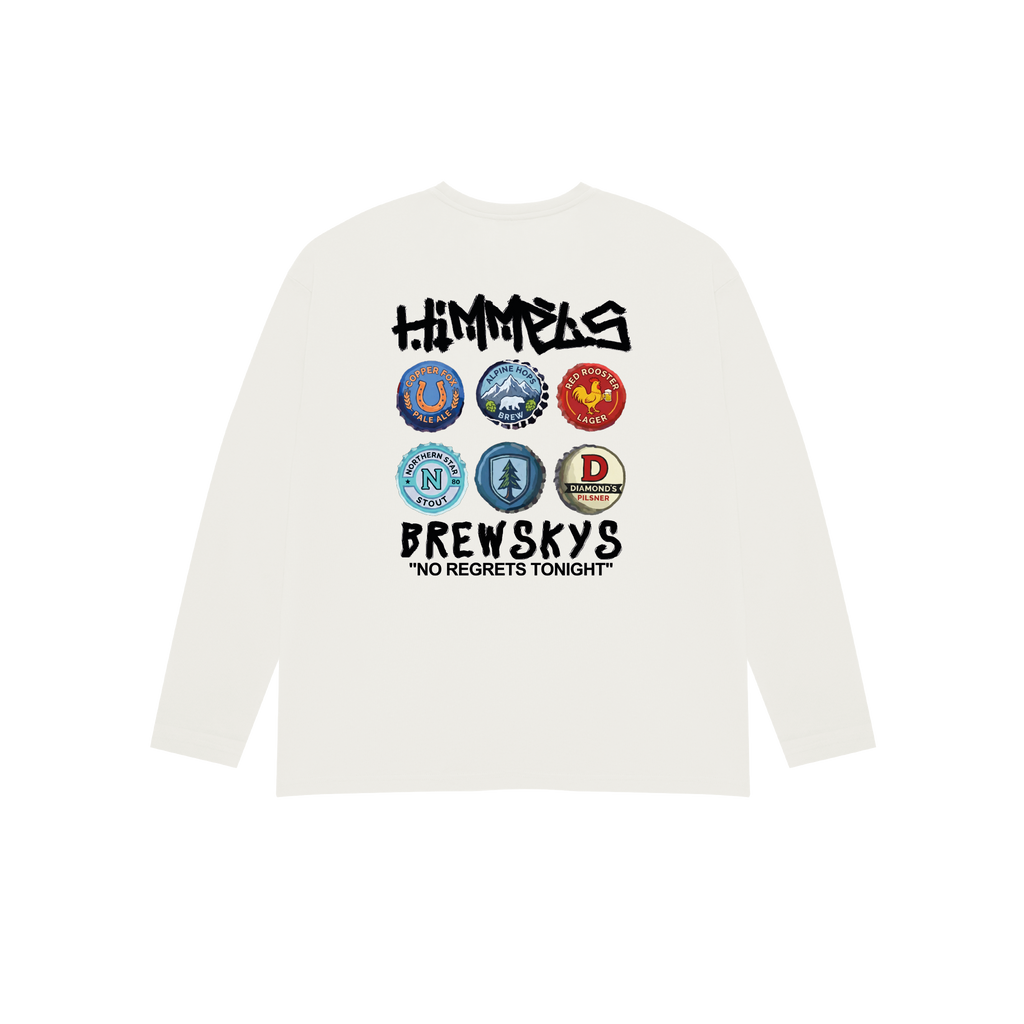 BREWSKYS WHITE  LONGSLEEVE