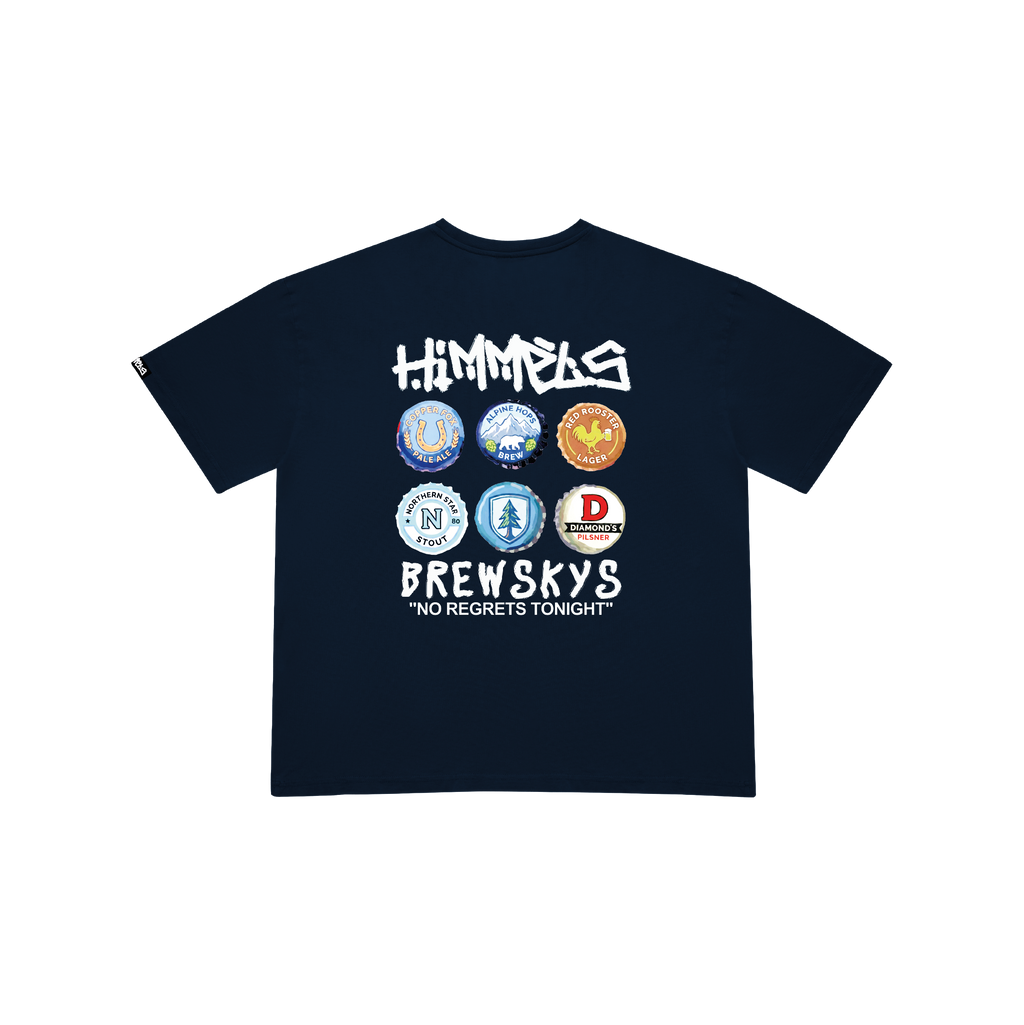 BREWSKYS NAVY BLUE TEE