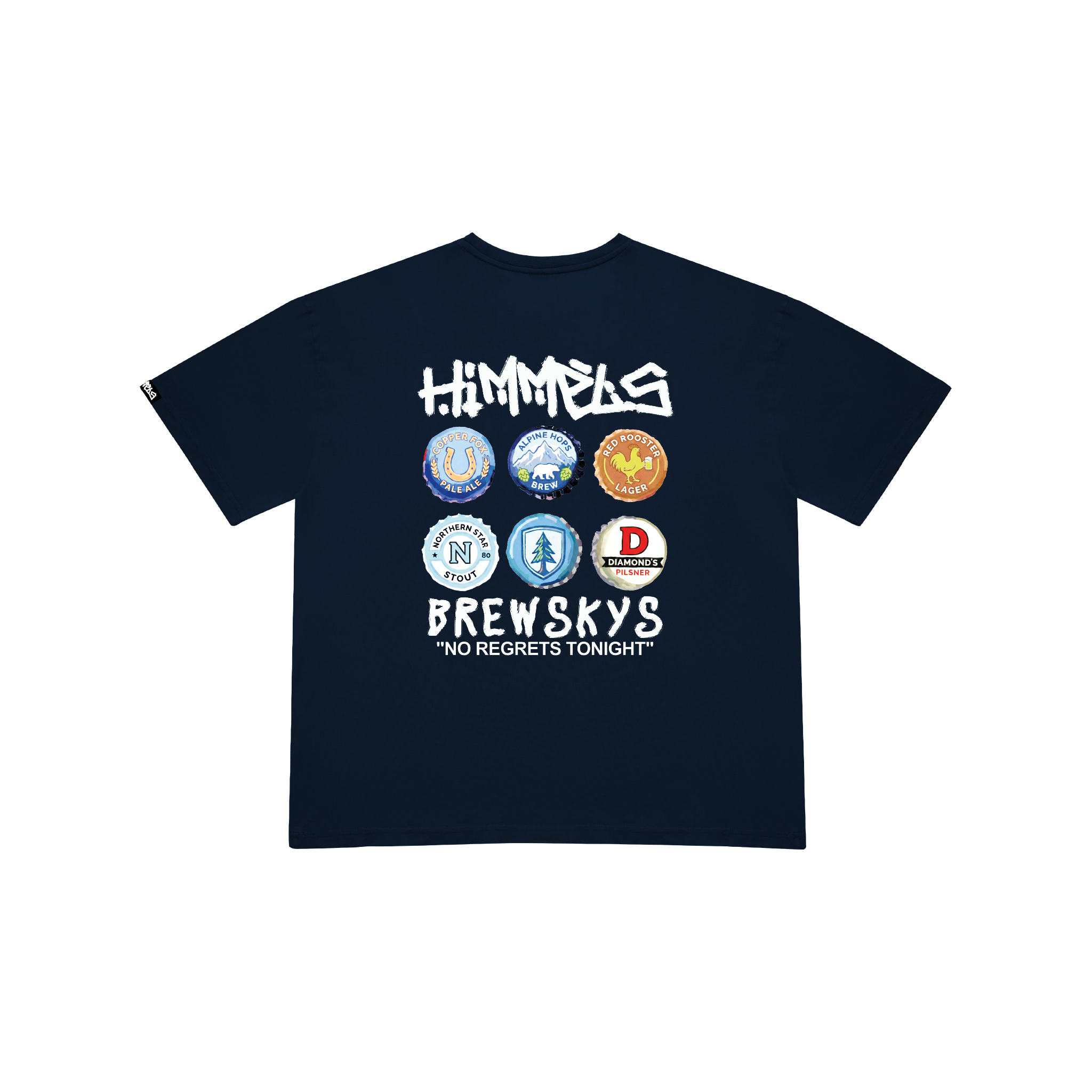 BREWSKYS NAVY BLUE TEE