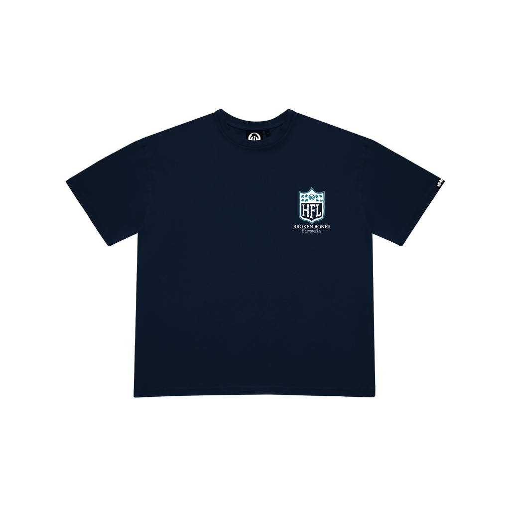 BROKEN BONES NAVY BLUE TEE