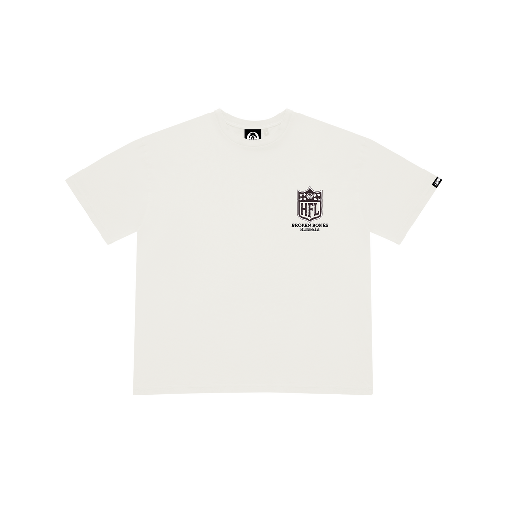 WHITE BROKE BONES TEE