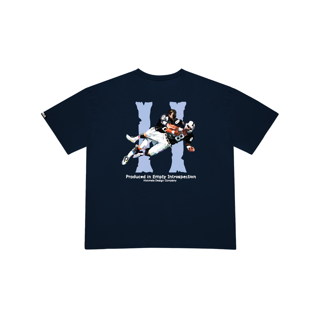 BROKEN BONES NAVY BLUE TEE
