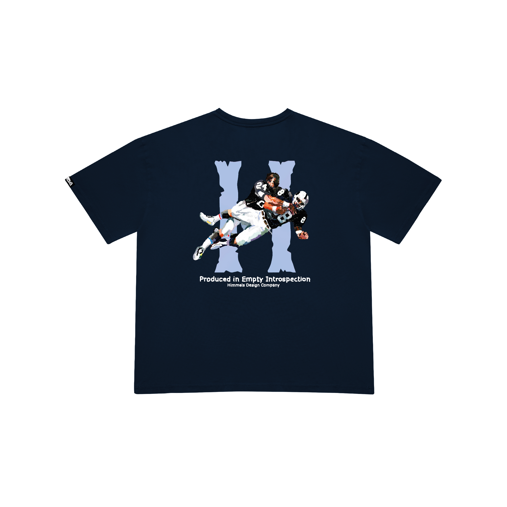 BROKEN BONES NAVY BLUE TEE