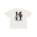 WHITE BROKE BONES TEE