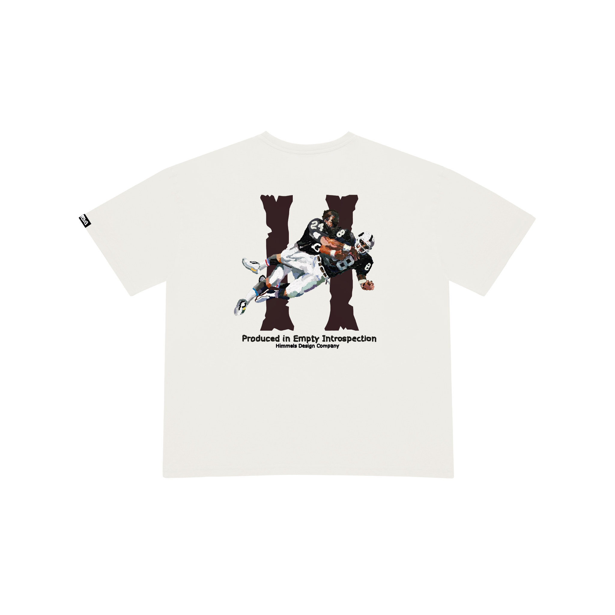 WHITE BROKE BONES TEE
