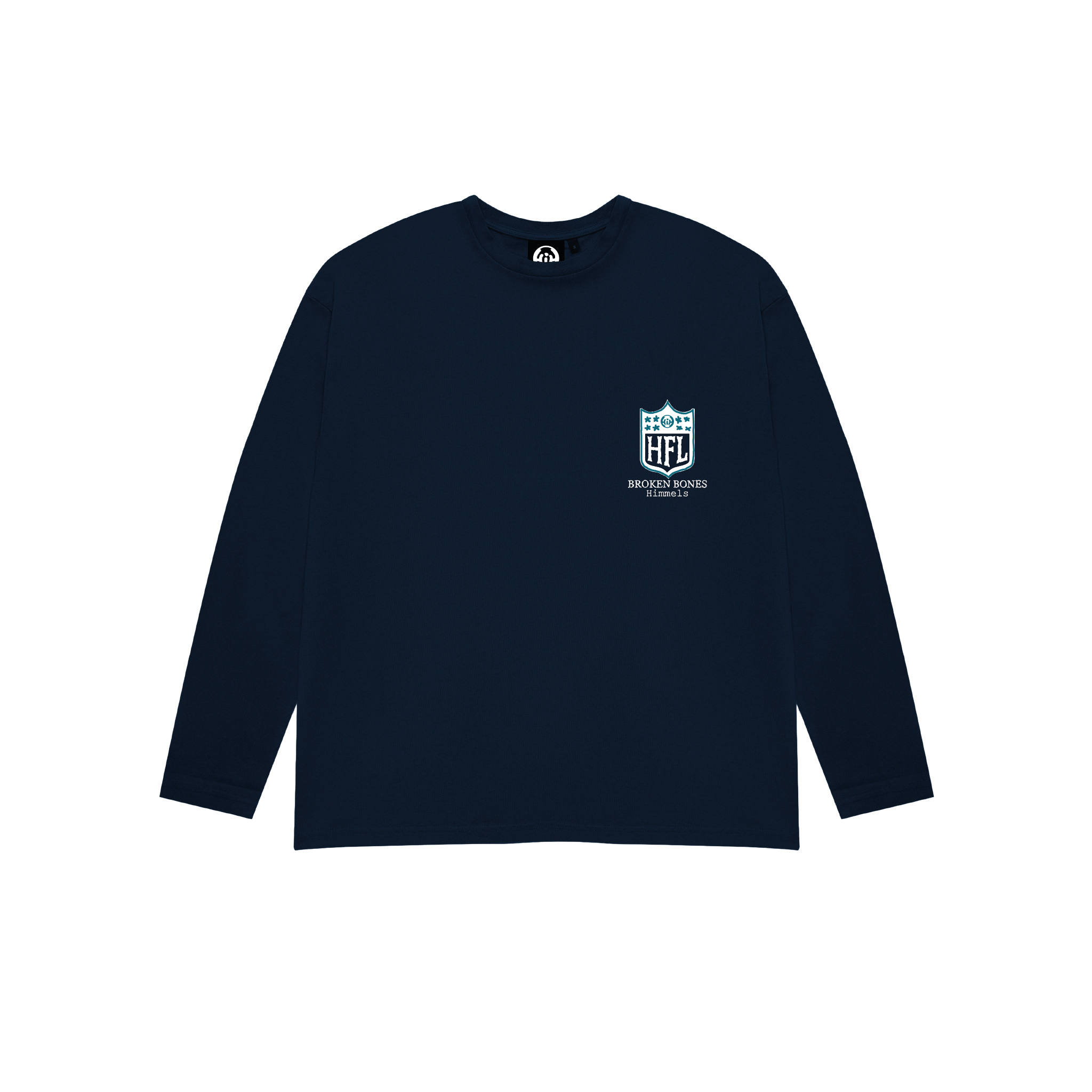 BROKEN BONES NAVY BLUE LONGSLEEVE
