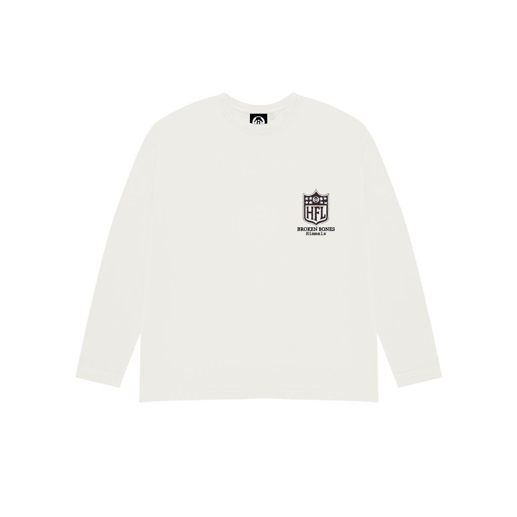 BROKEN BONES WHITE  LONGSLEEVE