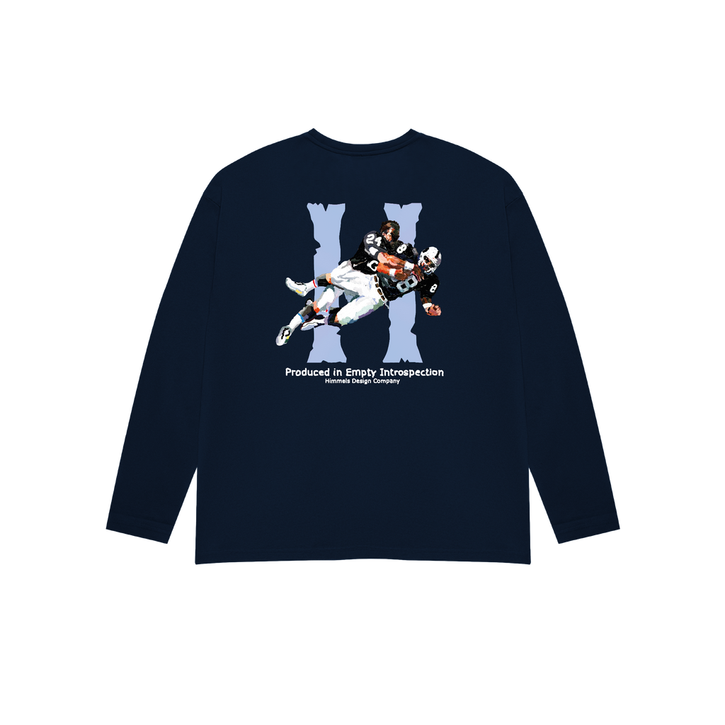 BROKEN BONES NAVY BLUE LONGSLEEVE