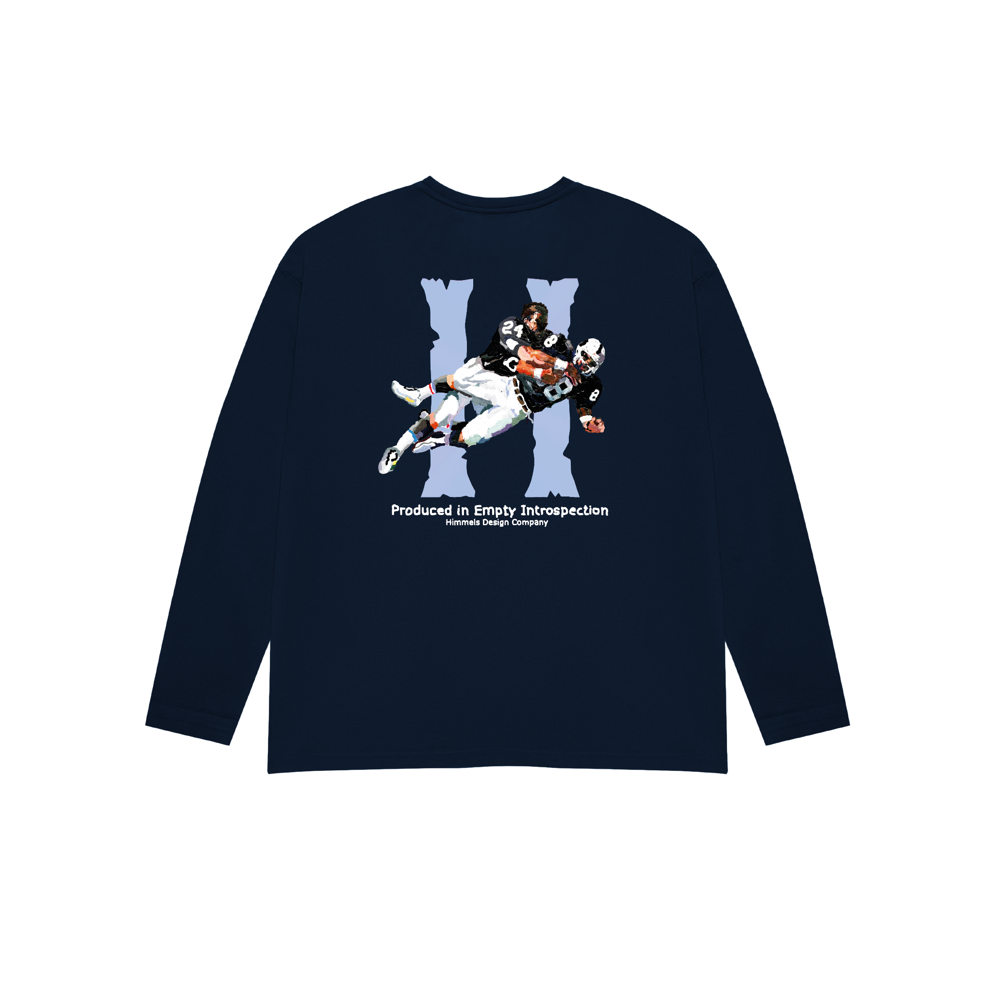 BROKEN BONES NAVY BLUE LONGSLEEVE
