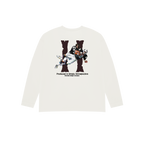 BROKEN BONES WHITE  LONGSLEEVE