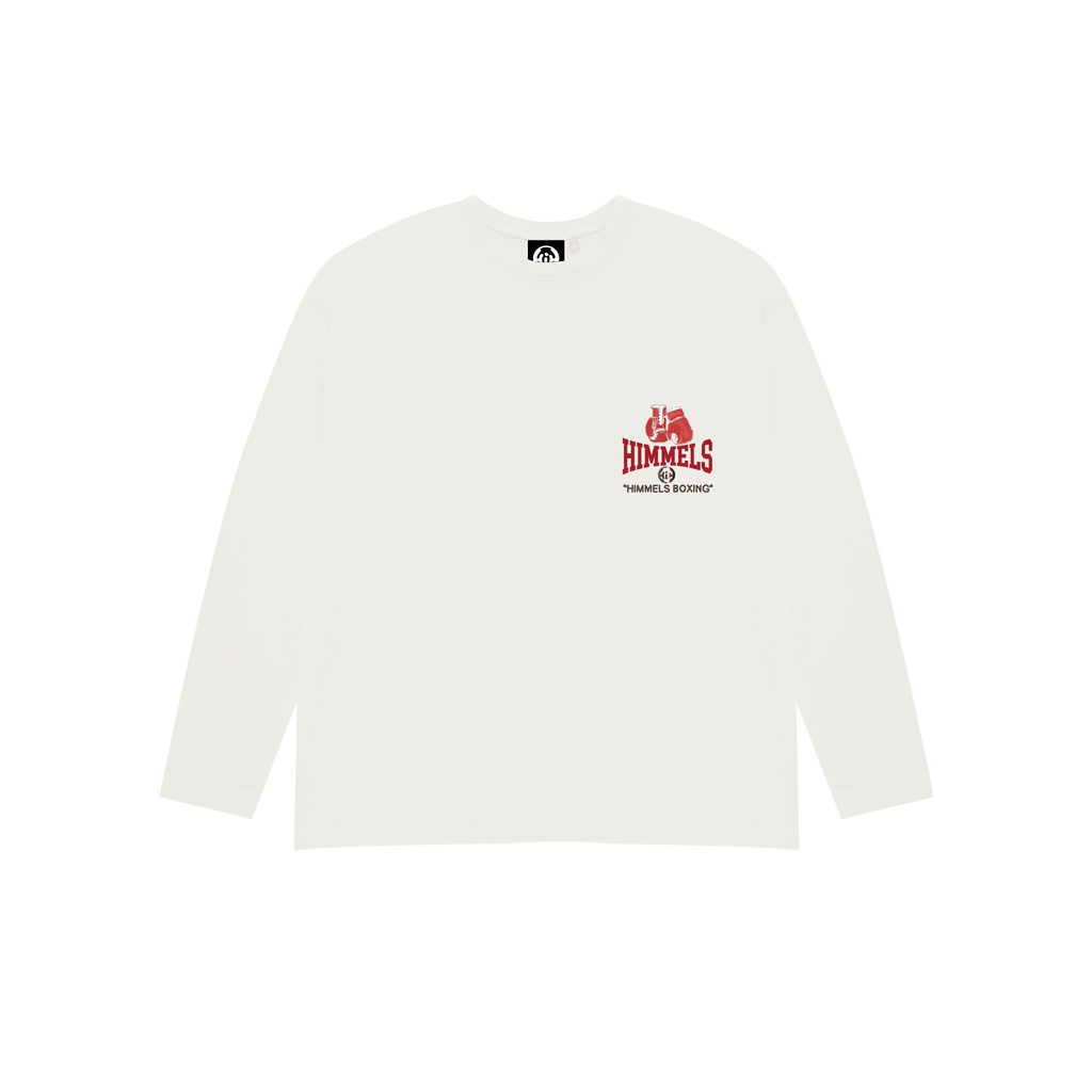 BOXING WHITE LONGSLEEVE