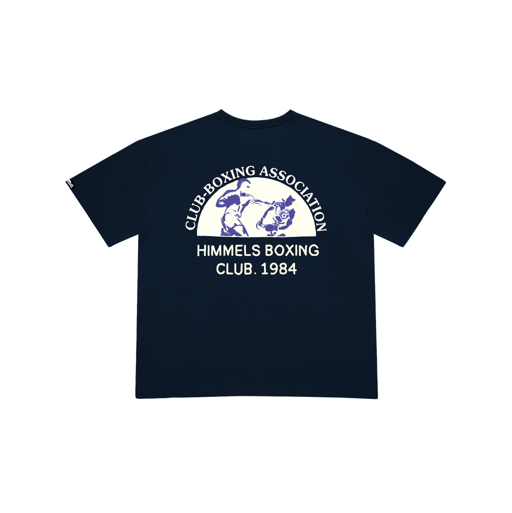 NAVY BLUE BOXING TEE