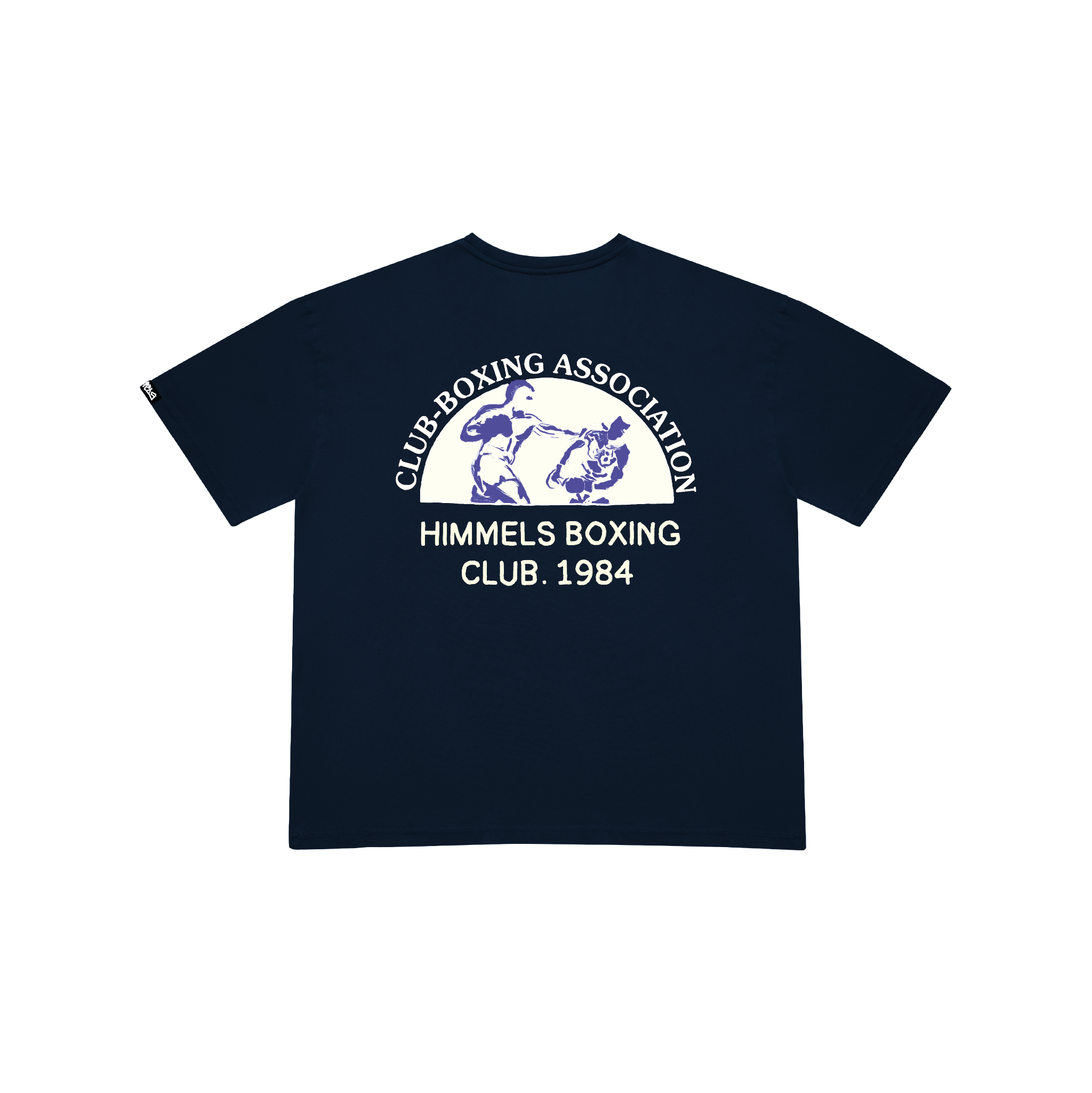 NAVY BLUE BOXING TEE