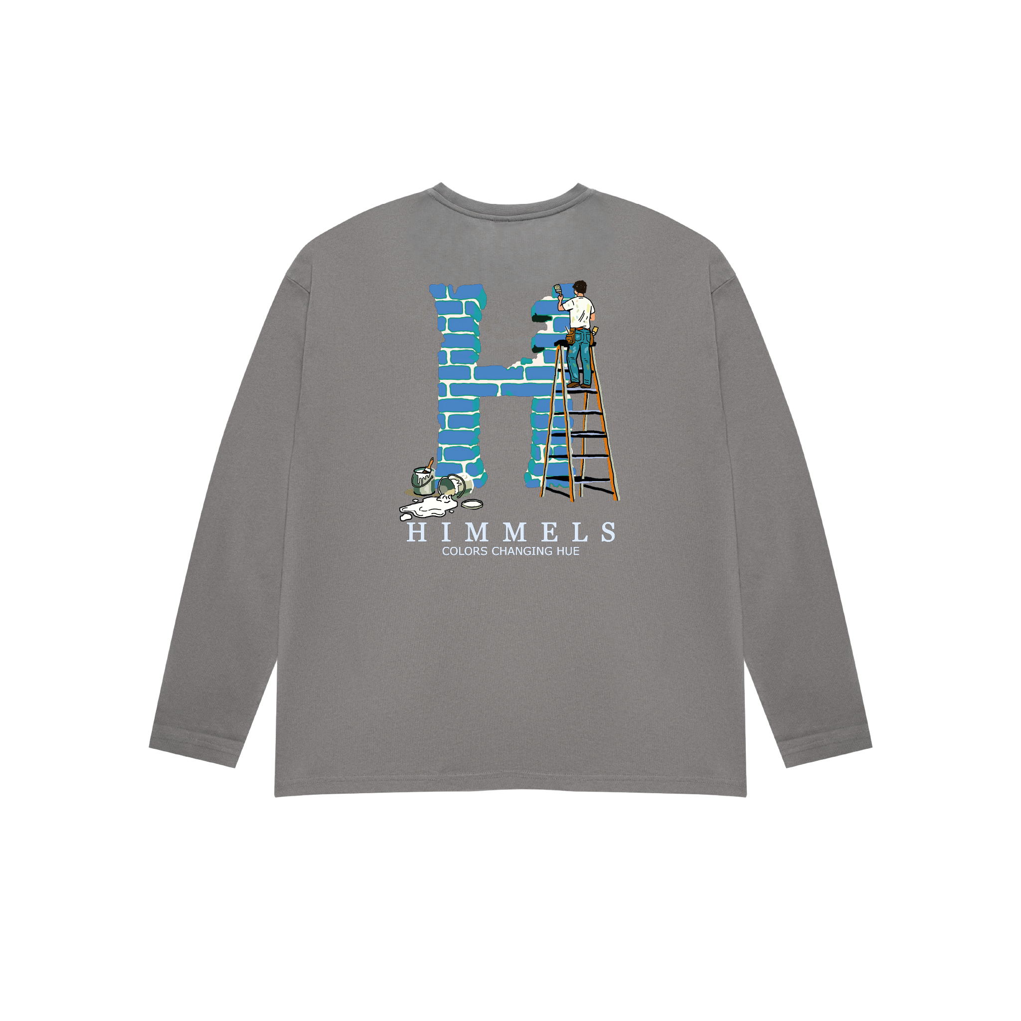 COLORS CHANGING CHARCOAL  LONGSLEEVE