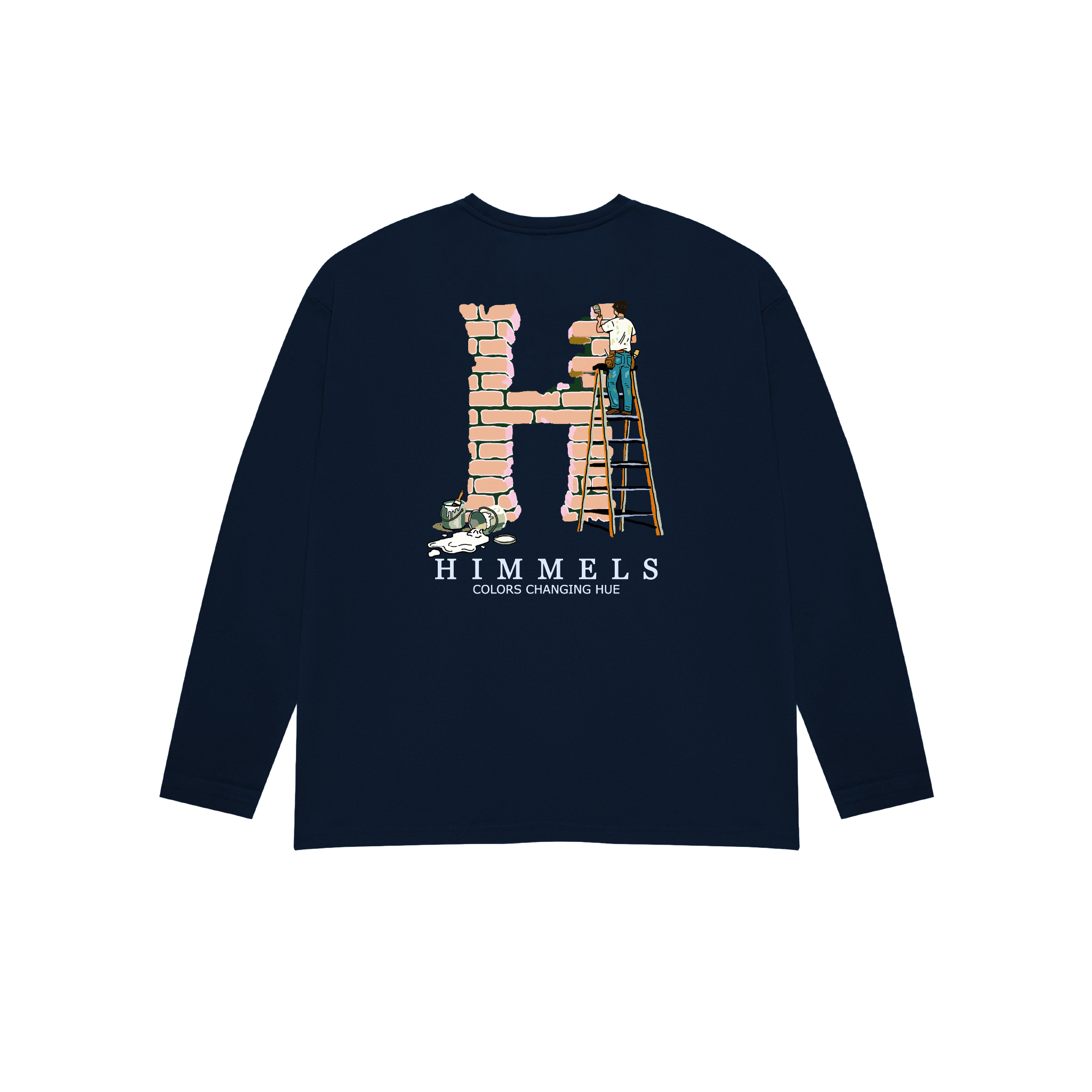 COLORS CHANGING NAVY BLUE LONGSLEEVE