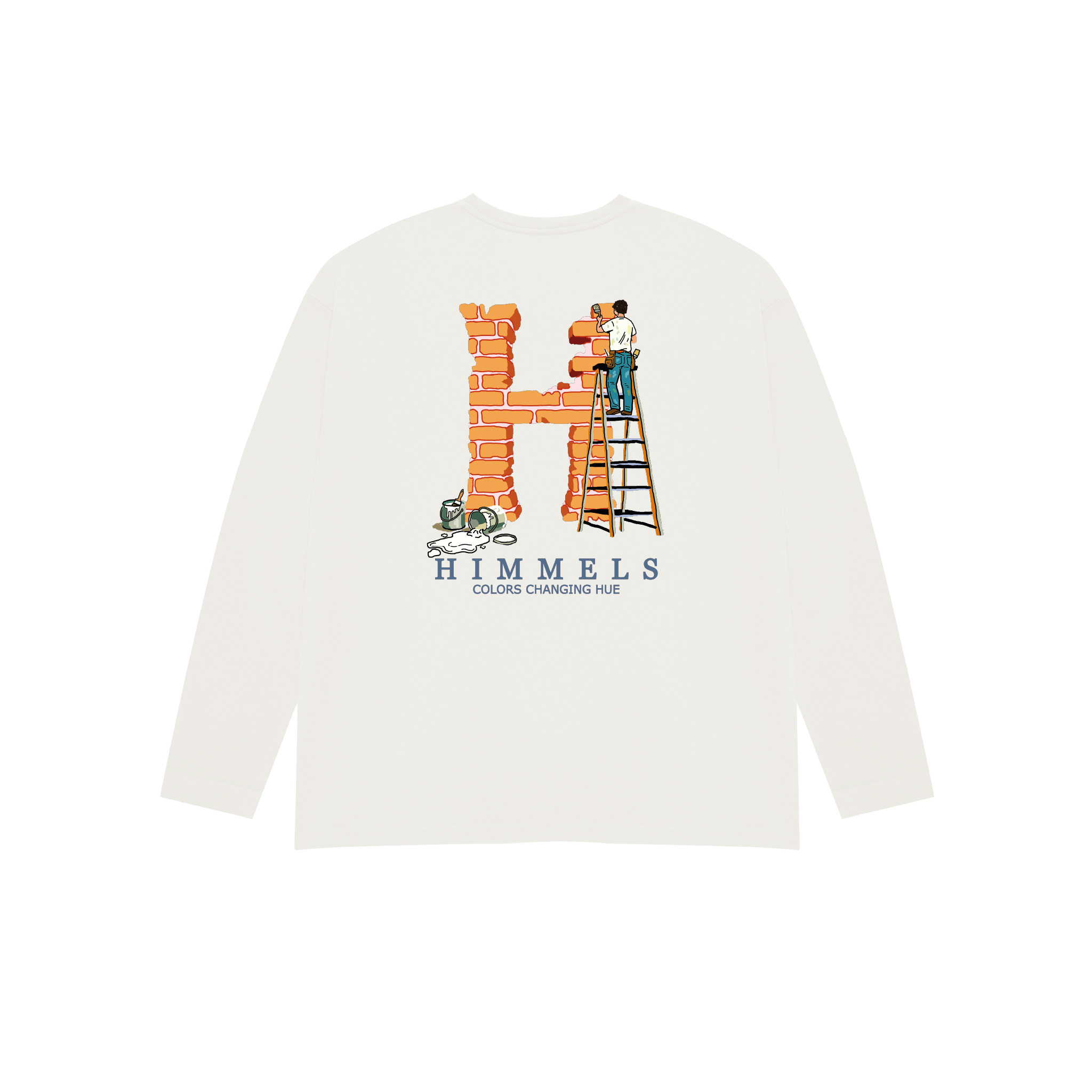 COLORS CHANGING WHITE  LONGSLEEVE