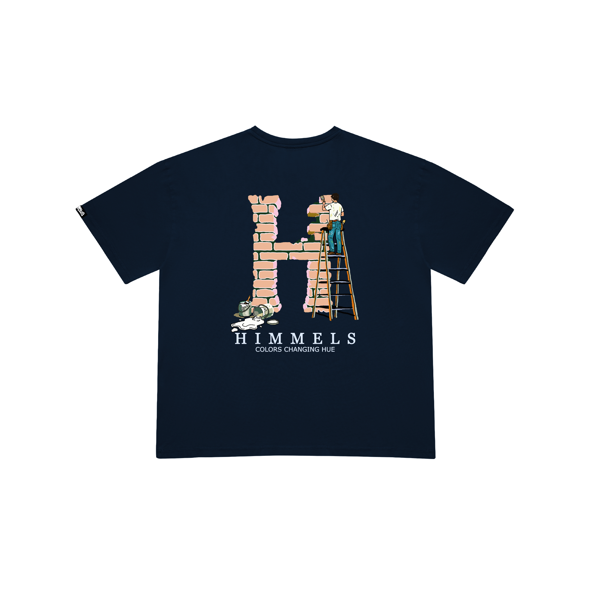 NAVY BLUE COLORS CHANGING TEE