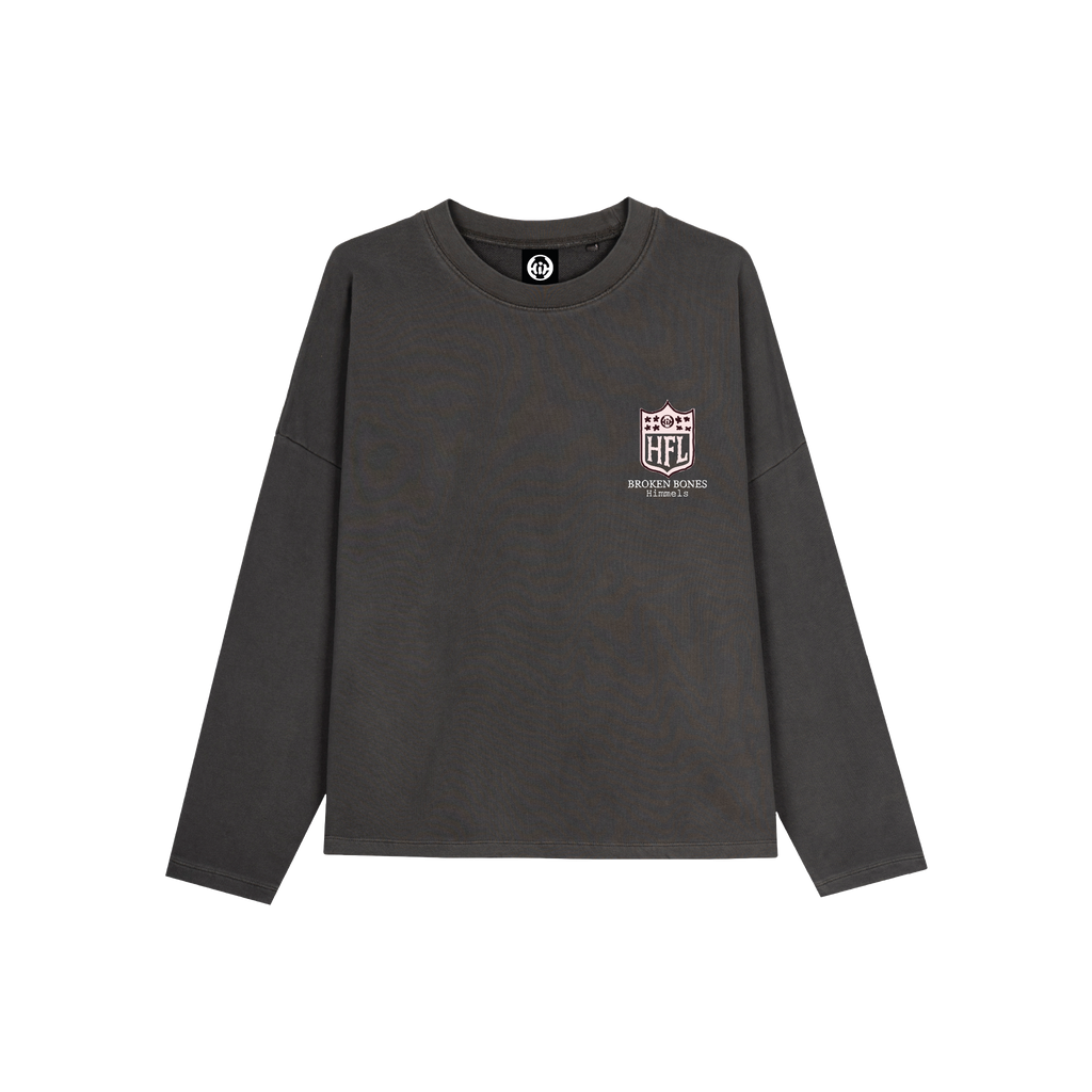 BROKEN BONES CHARCOAL CREWNECK