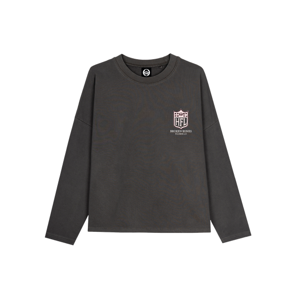 BROKEN BONES CHARCOAL CREWNECK