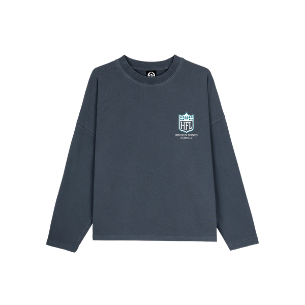 BROKEN BONES NAVY BLUE  CREWNECK