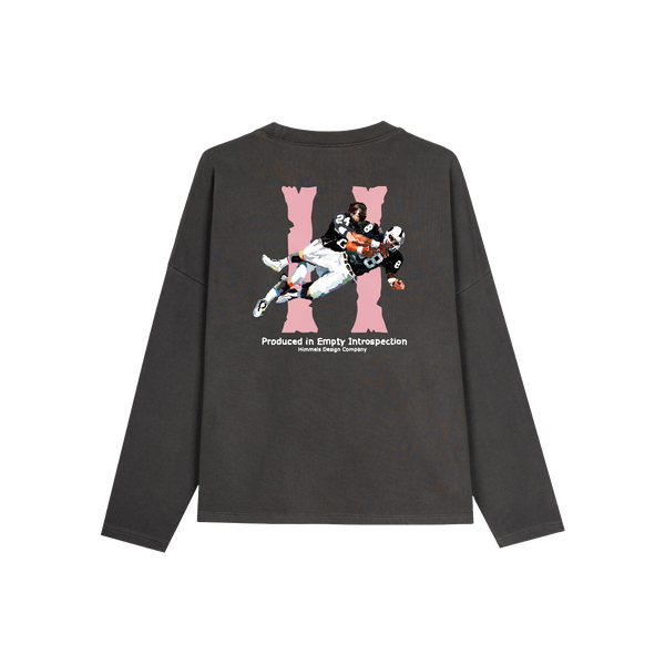 BROKEN BONES CHARCOAL CREWNECK