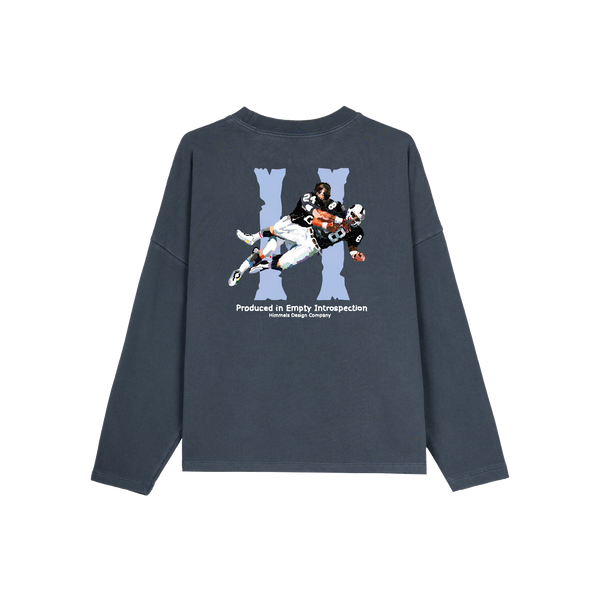 BROKEN BONES NAVY BLUE  CREWNECK