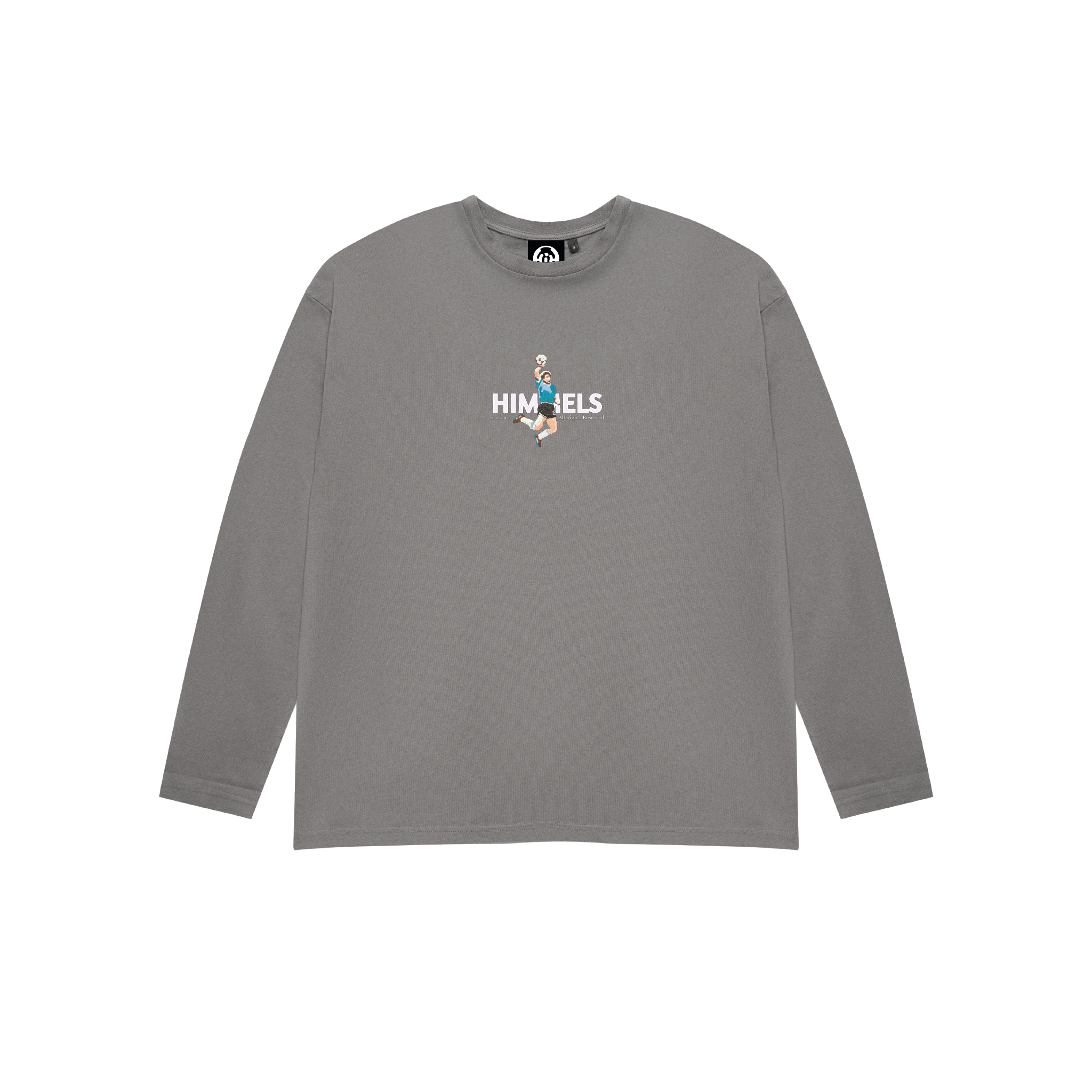 FOOTY SHOWDOWN LONG-SLEEVED T-SHIRT CHARCOAL