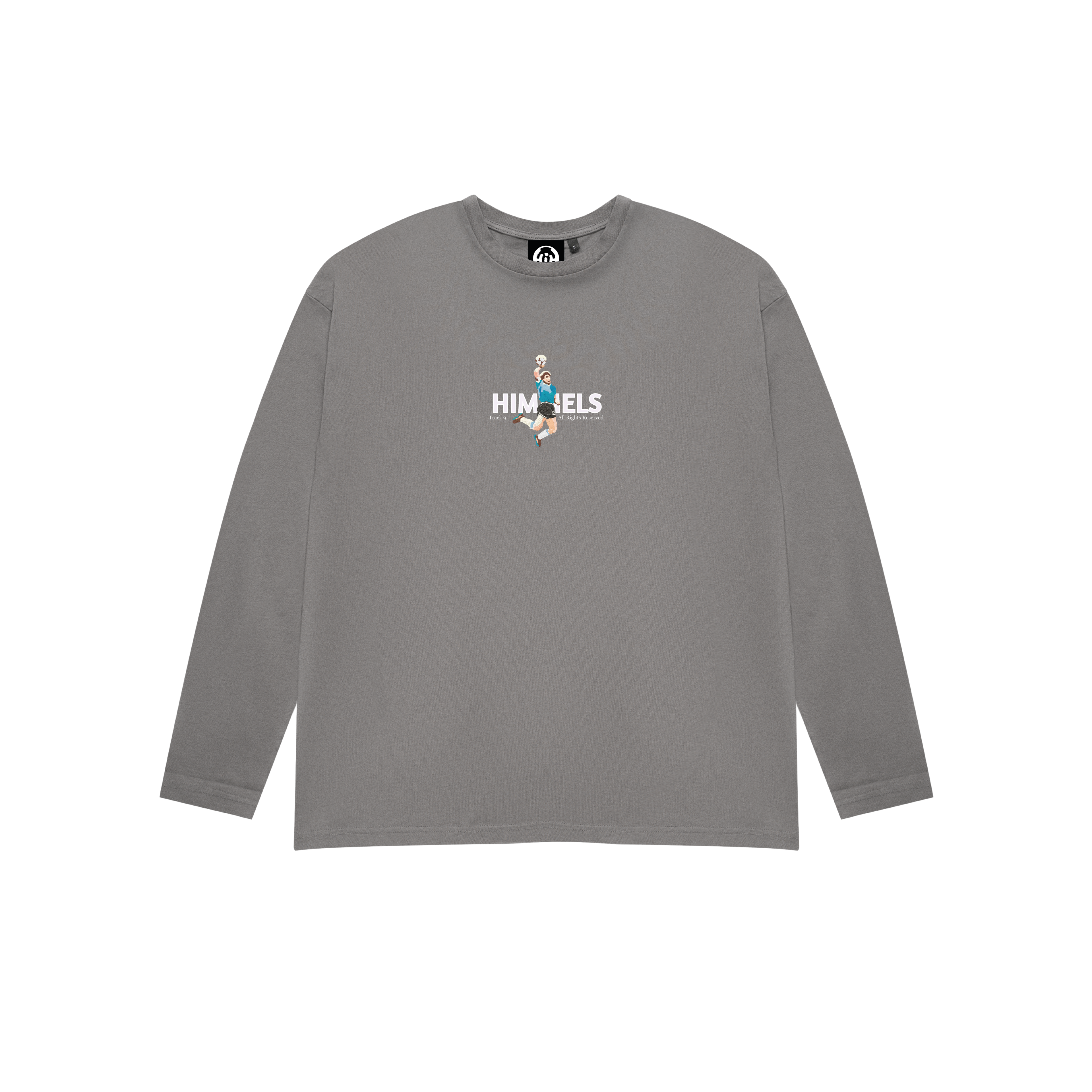 FOOTY SHOWDOWN LONG-SLEEVED T-SHIRT CHARCOAL
