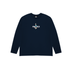 FOOTY SHOWDOWN LONG SLEEVE T-SHIRT NAVY BLUE