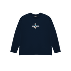 FOOTY SHOWDOWN LONG SLEEVE T-SHIRT NAVY BLUE