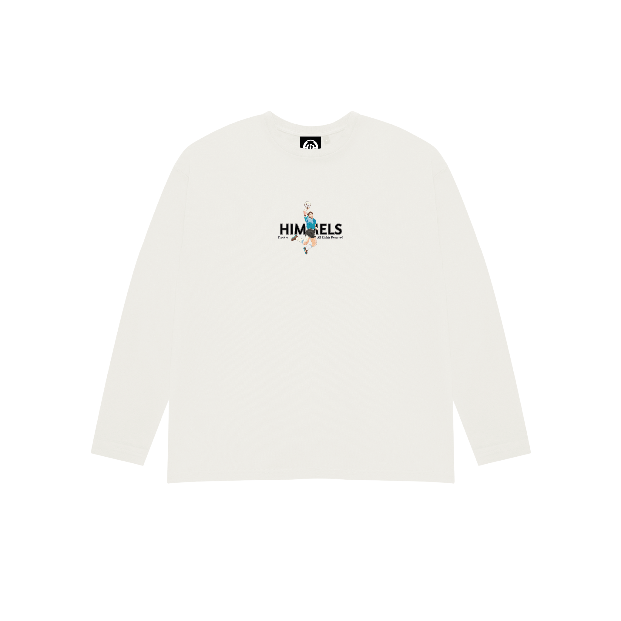 FOOTY SHOWDOWN LONG SLEEVE T-SHIRT WHITE