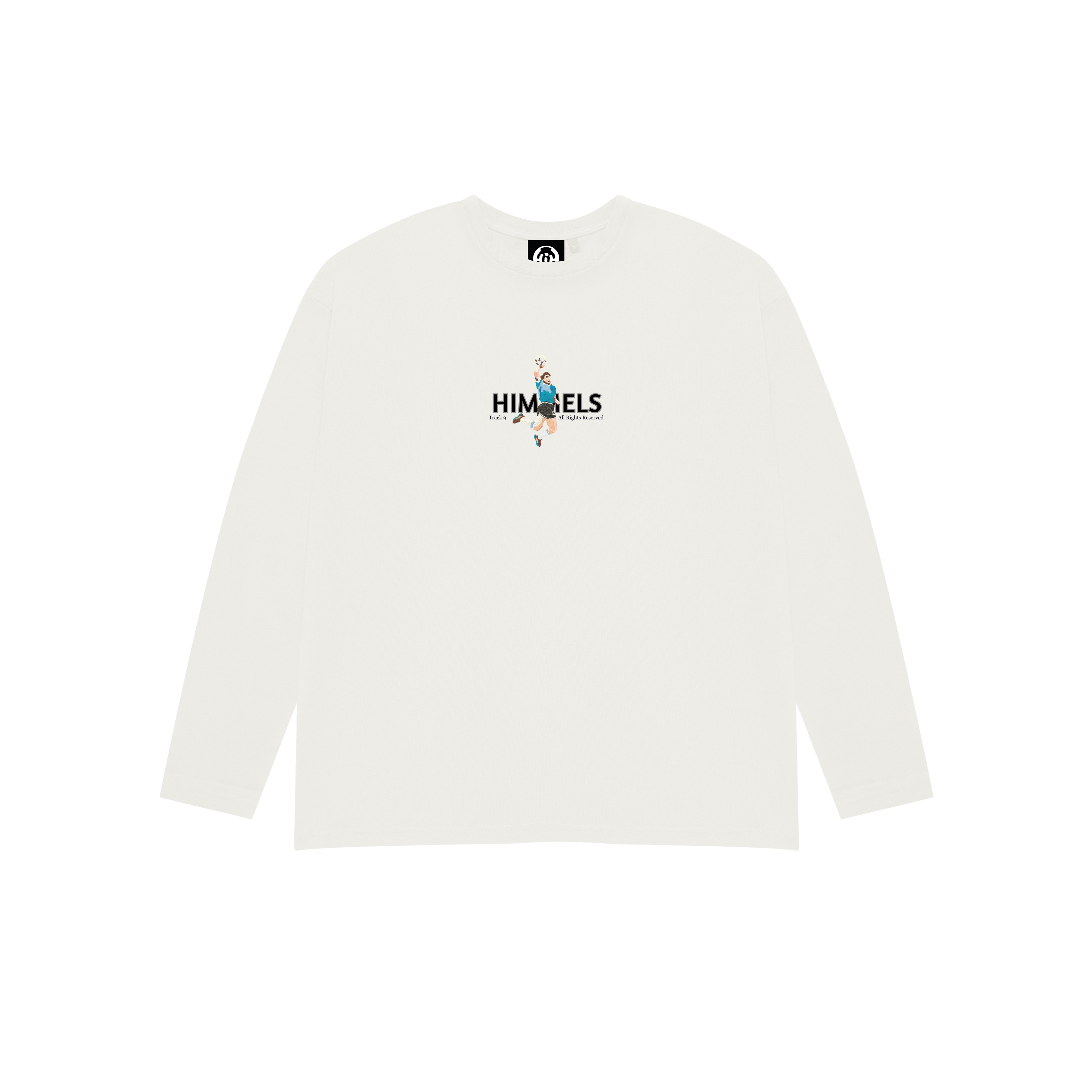 FOOTY SHOWDOWN LONG SLEEVE T-SHIRT WHITE