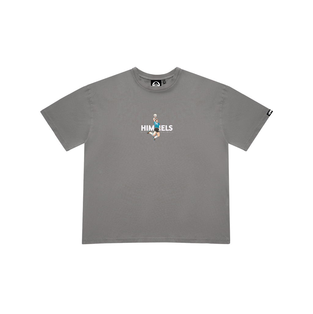 FOOTY SHOWDOWN CHARCOAL T-SHIRT
