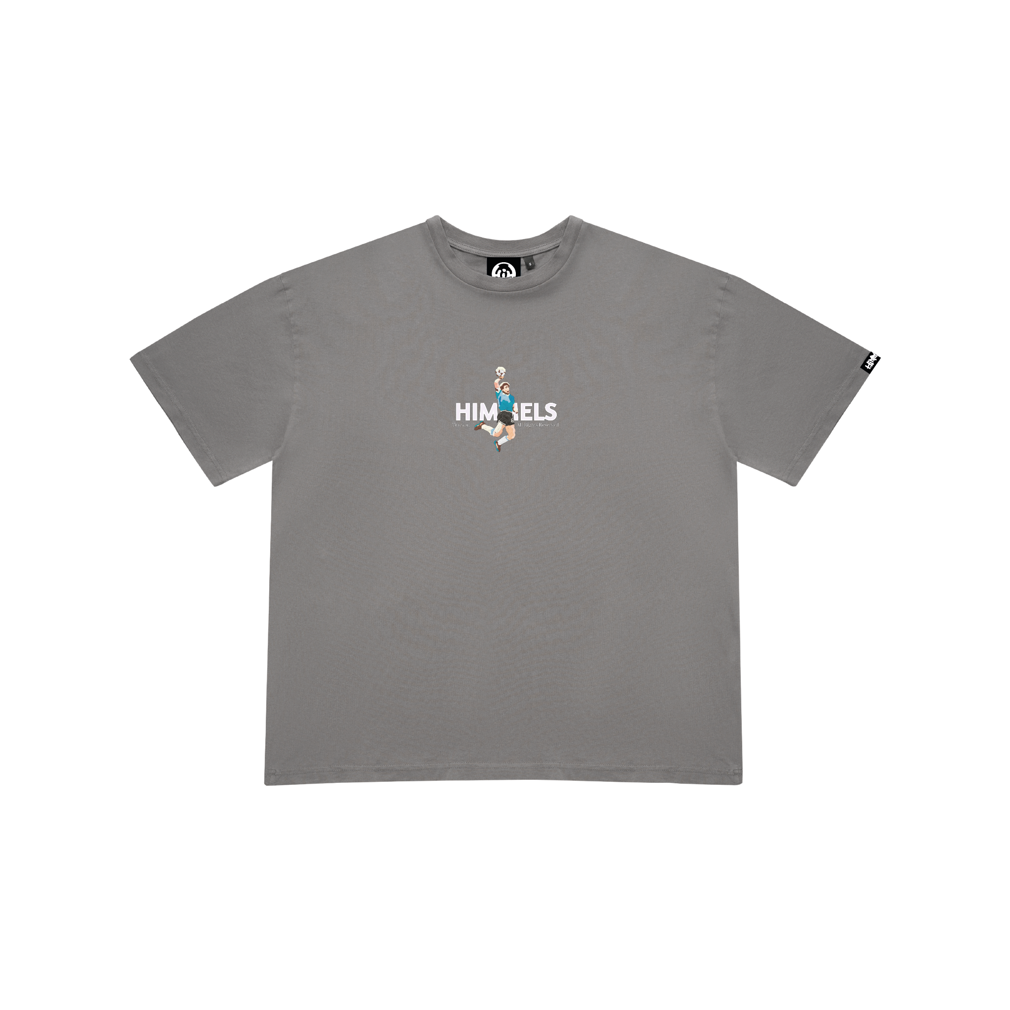 FOOTY SHOWDOWN CHARCOAL T-SHIRT