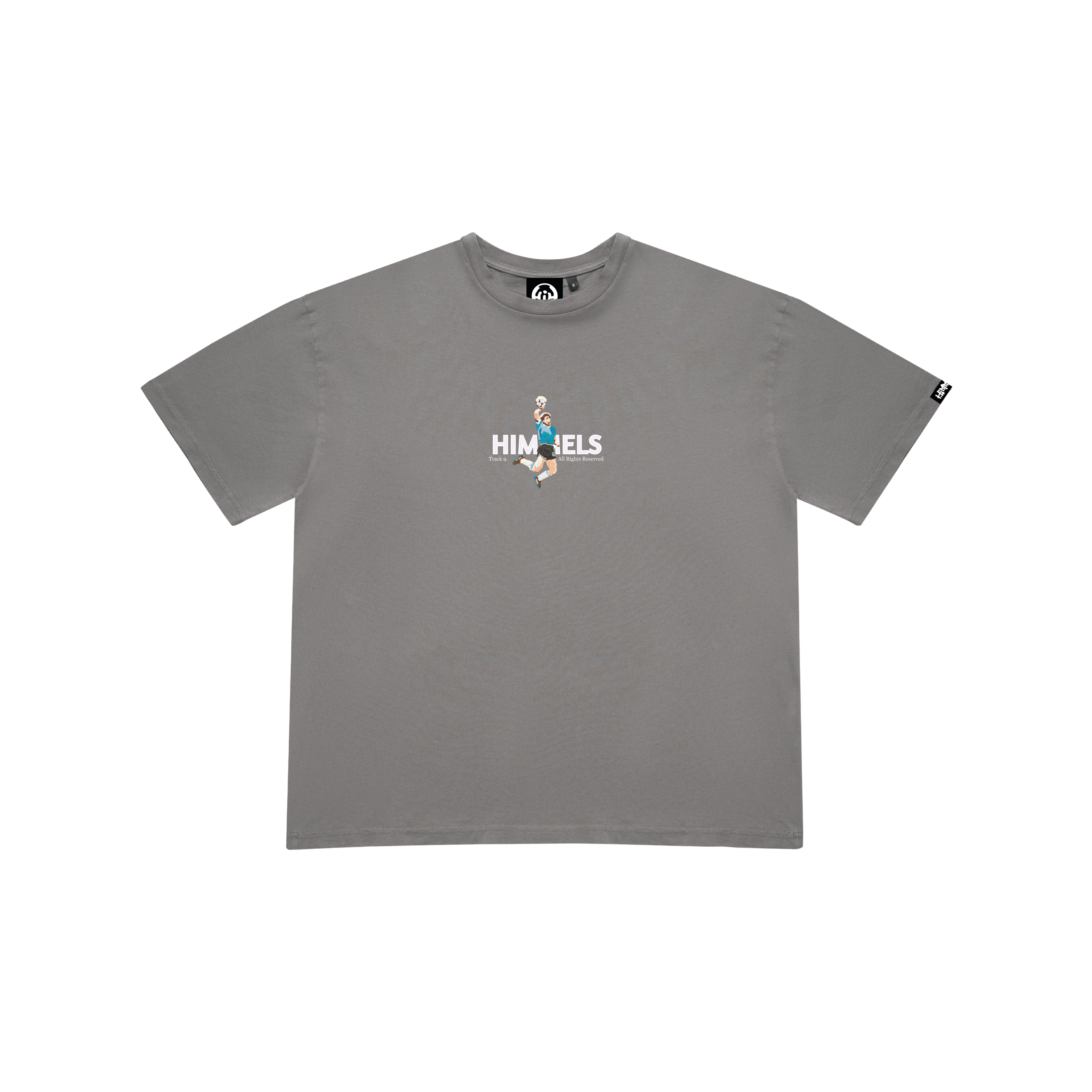 FOOTY SHOWDOWN CHARCOAL T-SHIRT