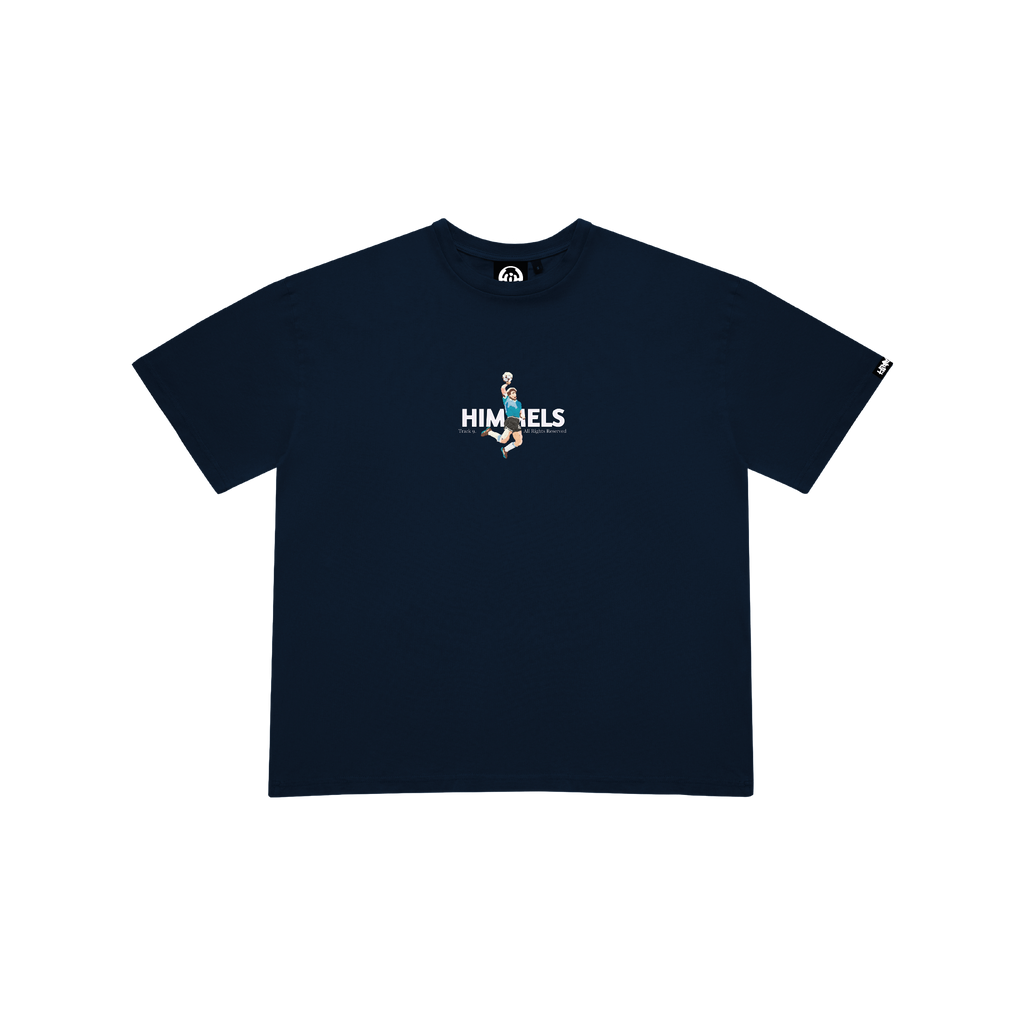 T-SHIRT FOOTY SHOWDOWN NAVY BLUE