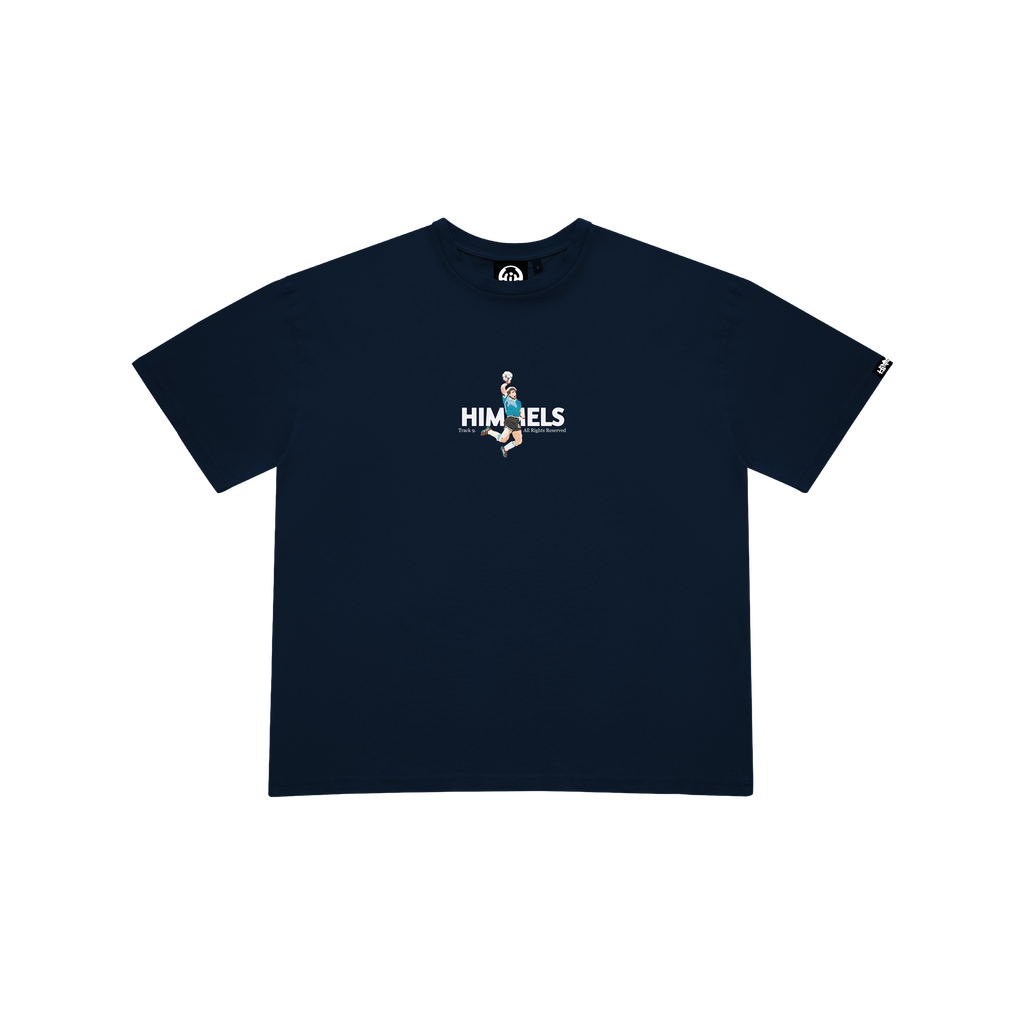 T-SHIRT FOOTY SHOWDOWN NAVY BLUE