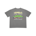 FOOTY SHOWDOWN CHARCOAL T-SHIRT