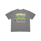 FOOTY SHOWDOWN CHARCOAL T-SHIRT