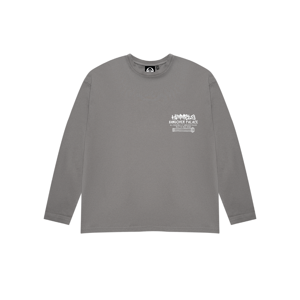 HANGOVER PALACE CHARCOAL  LONGSLEEVE