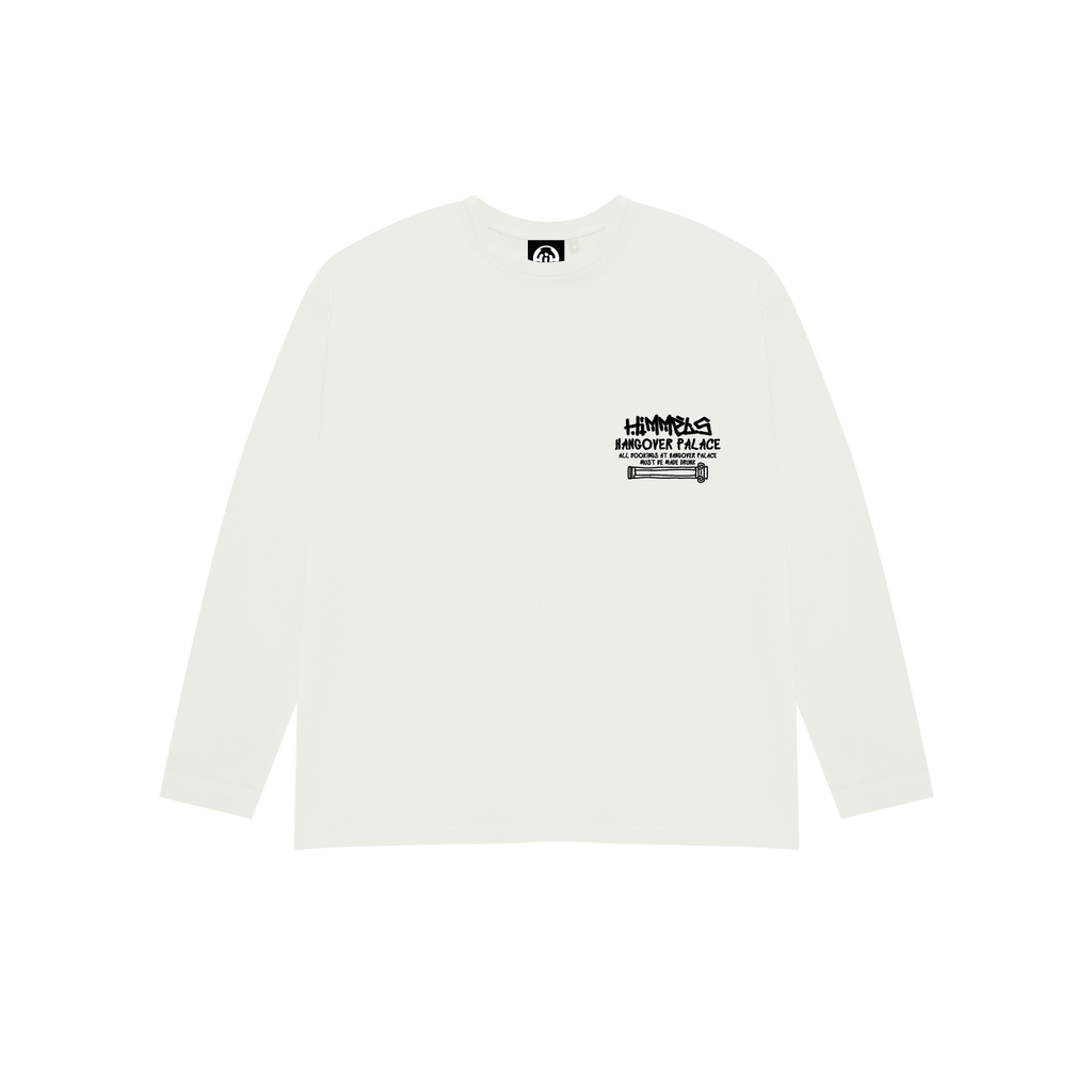 HANGOVER PALACE WHITE  LONGSLEEVE 
