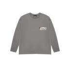 HUSTLE CHARCOAL LONGSLEEVE